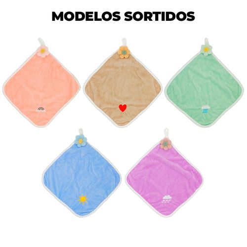 Toalha De Mão 30x30cm em Poliéster Interponte