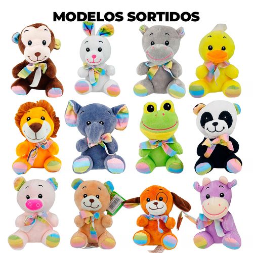 Animais de Pelúcia 14cm em Poliéster Fizzy