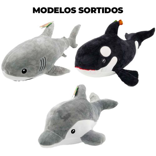 Animais Marinhos de Pelúcia 46cm em Poliéster Fizzy