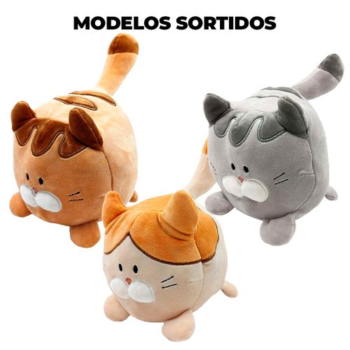 Gato de Pelúcia 15cm em Poliéster Fizzy